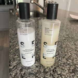 Seen shampoo and conditioner